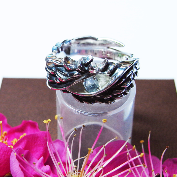 アクアマリンの翼リング