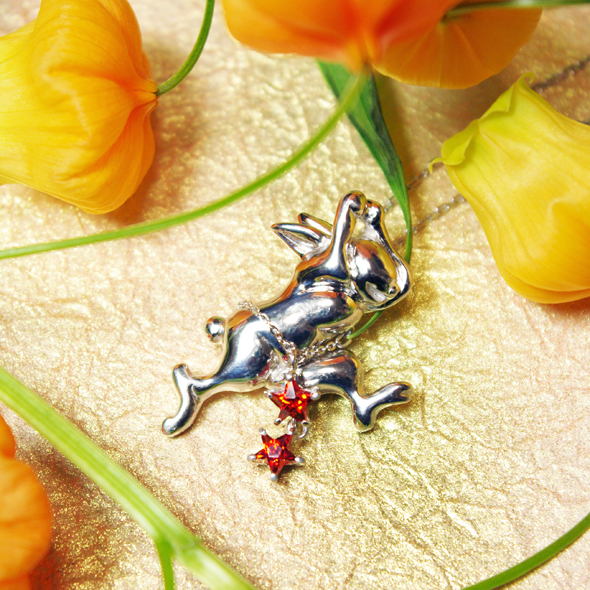 GIGA「跳ぶ（とぶ）」　シルバーネックレス