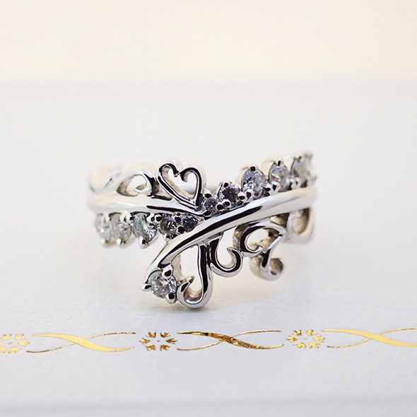 ダイヤモンドのマリッジリング