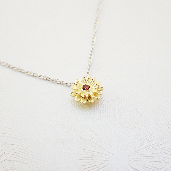 ガーベラのコンビネックレス