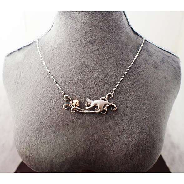 mignon ー高嶺の花ー 全体図 SV925 K10イエローゴールド 写真7