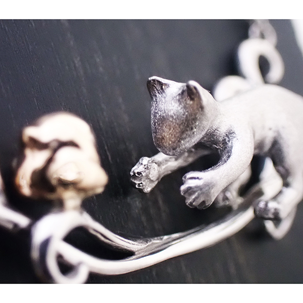 mignon ー高嶺の花ー 拡大図 SV925 K10イエローゴールド 写真4